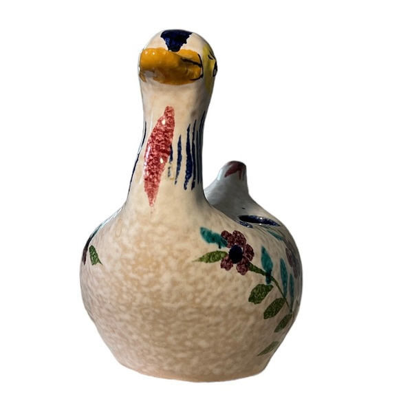 Vintage Duck Flower Frog Hand Painted Italy - Picture 2 of 11
